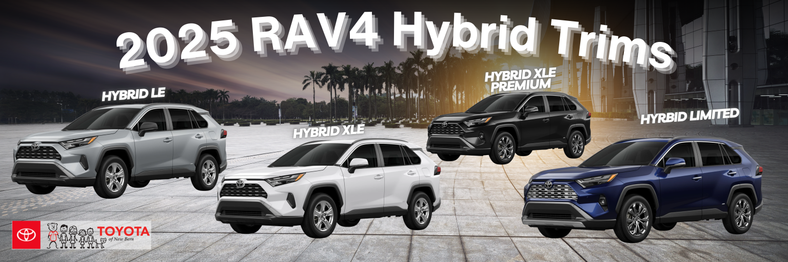 Explore the 2025 RAV4 Trim Levels - Toyota of New Bern