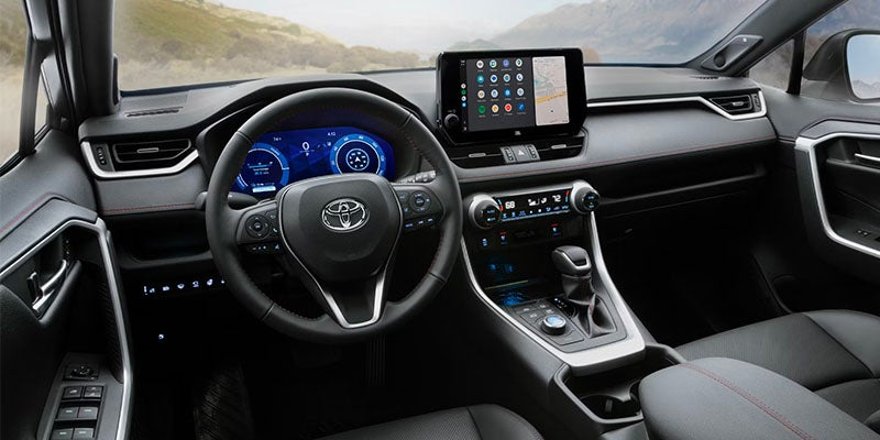 Dashbaord of Rav4 Plug-in Hybrid