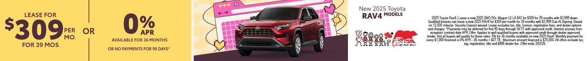 2025 Rav4 Offer