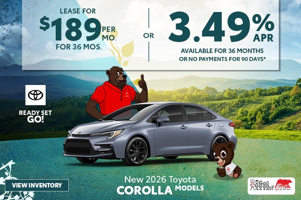 2026 Corolla Offer