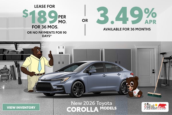 2026 Corolla Offer