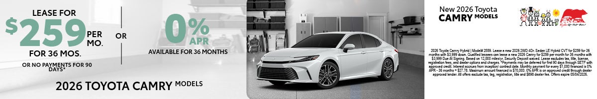 2026 Camry Offer