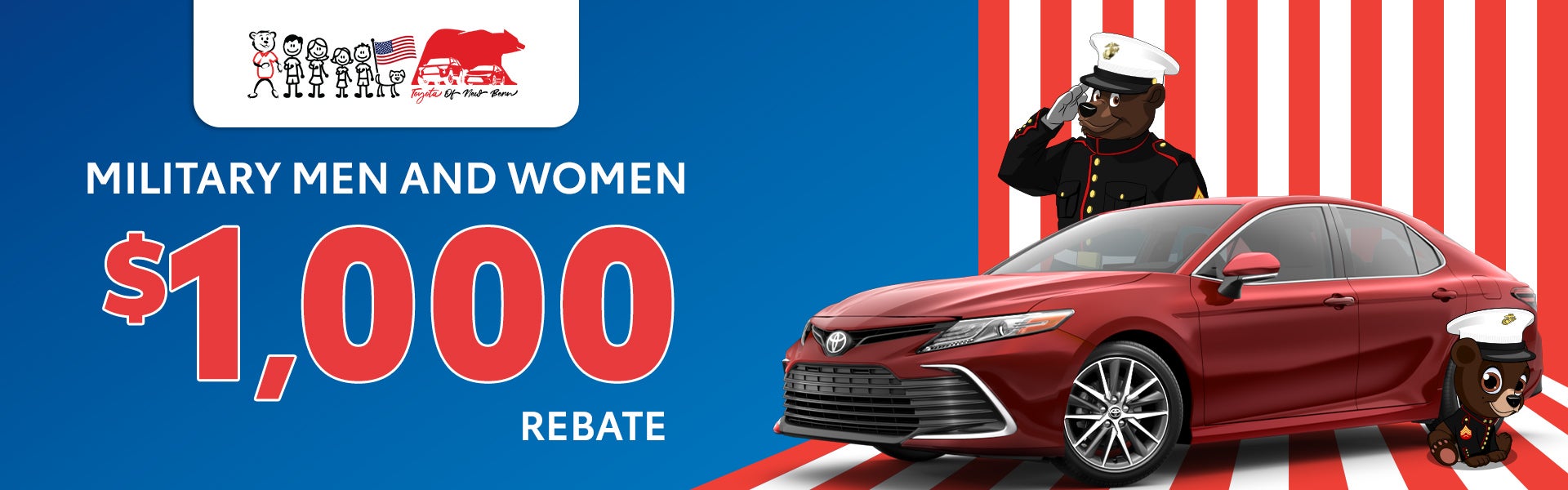 Summer Starts Here - Military men and women $1000 rebate