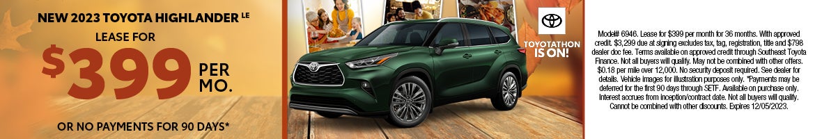 2023 Highlander Offer