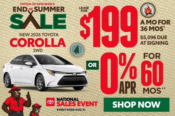 2026 Corolla Offer