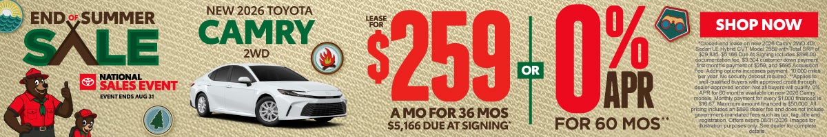 2026 Camry Offer