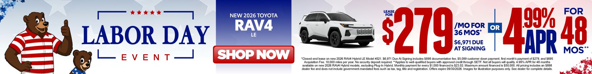 2026 Rav4 Offer