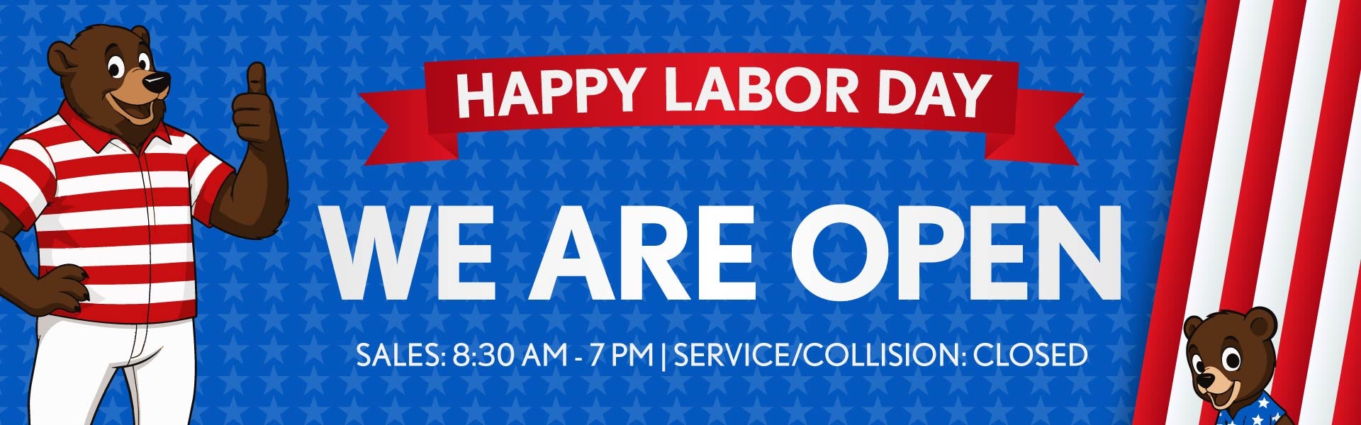 Labor Day Hours