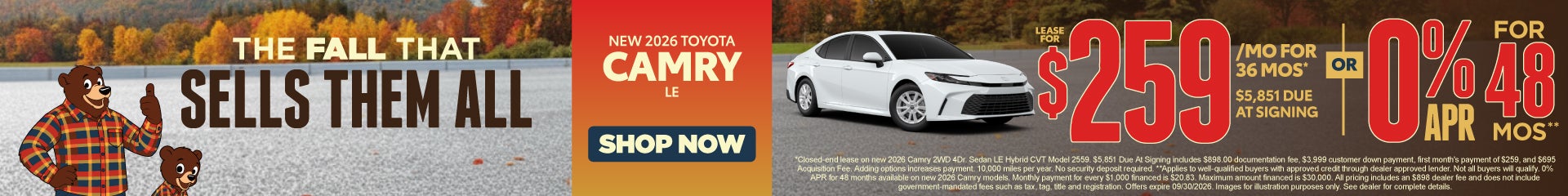 2026 Camry Offer