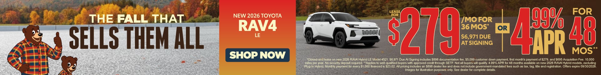 2026 Rav4 Offer