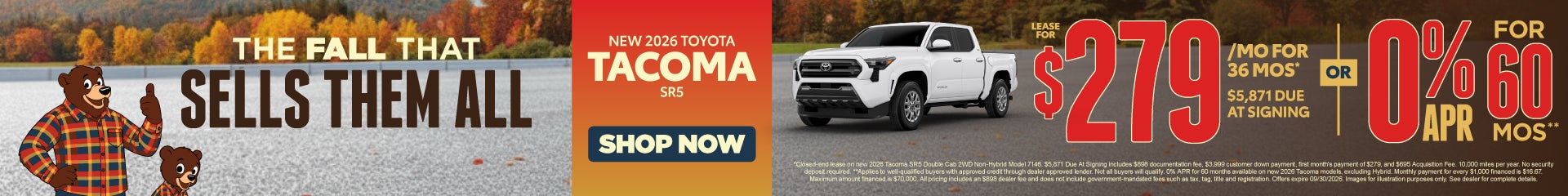 2026 Tacoma Offer