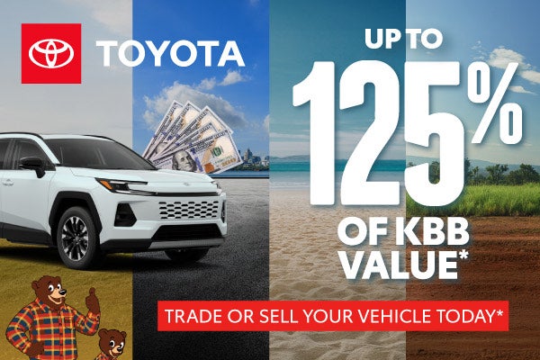 Up to 125% of KBB Value